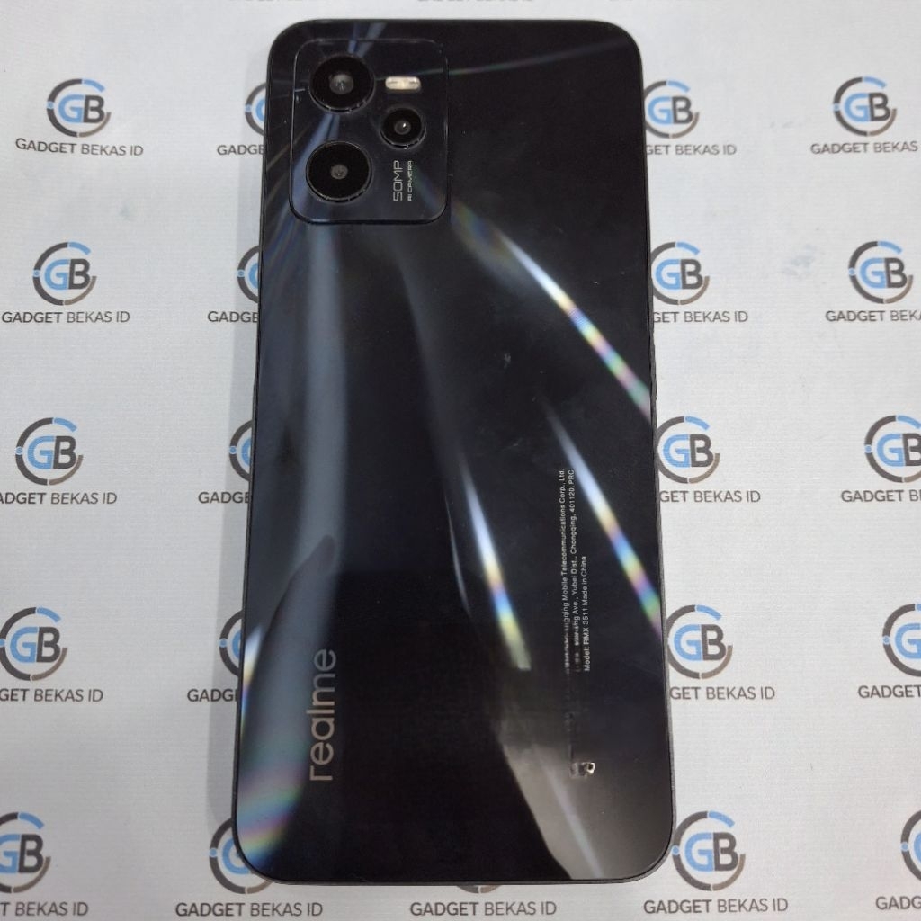 HANDPHONE SECOND REALME C35 RAM 4/128GB GLOWING BLACK ORIGINAL