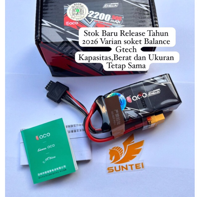 Baterai Lipo Gens Ace Tattu 2200mAh 3S 50C 11.1V