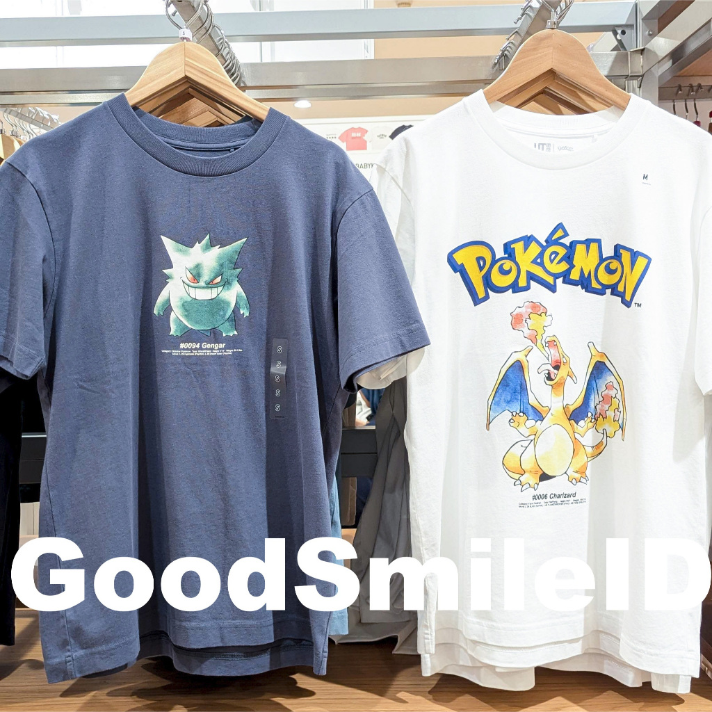NEW UT x Pokemon T-Shirt Lengan Pendek UNIQLO Kaos Pria Wania Unisex JASTIP