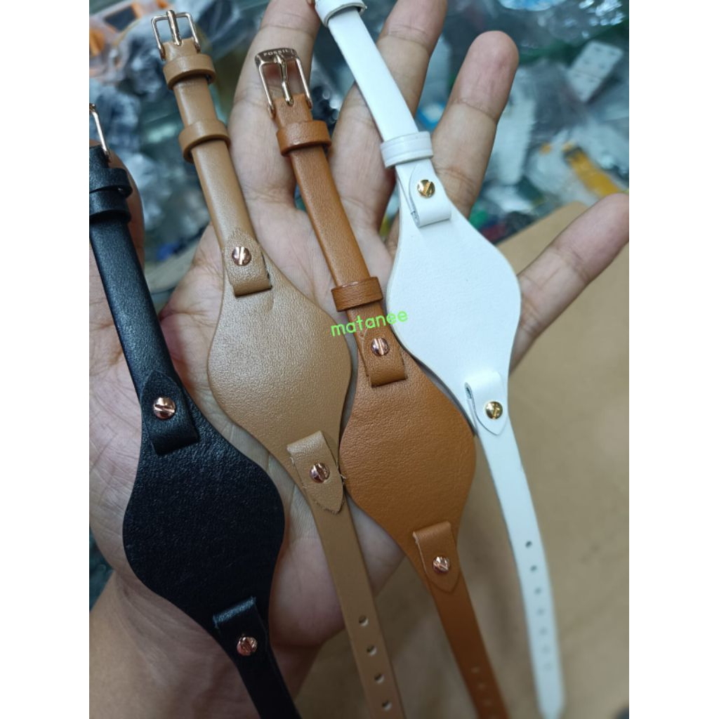 strap/tali jam tangan kulit fossil mini