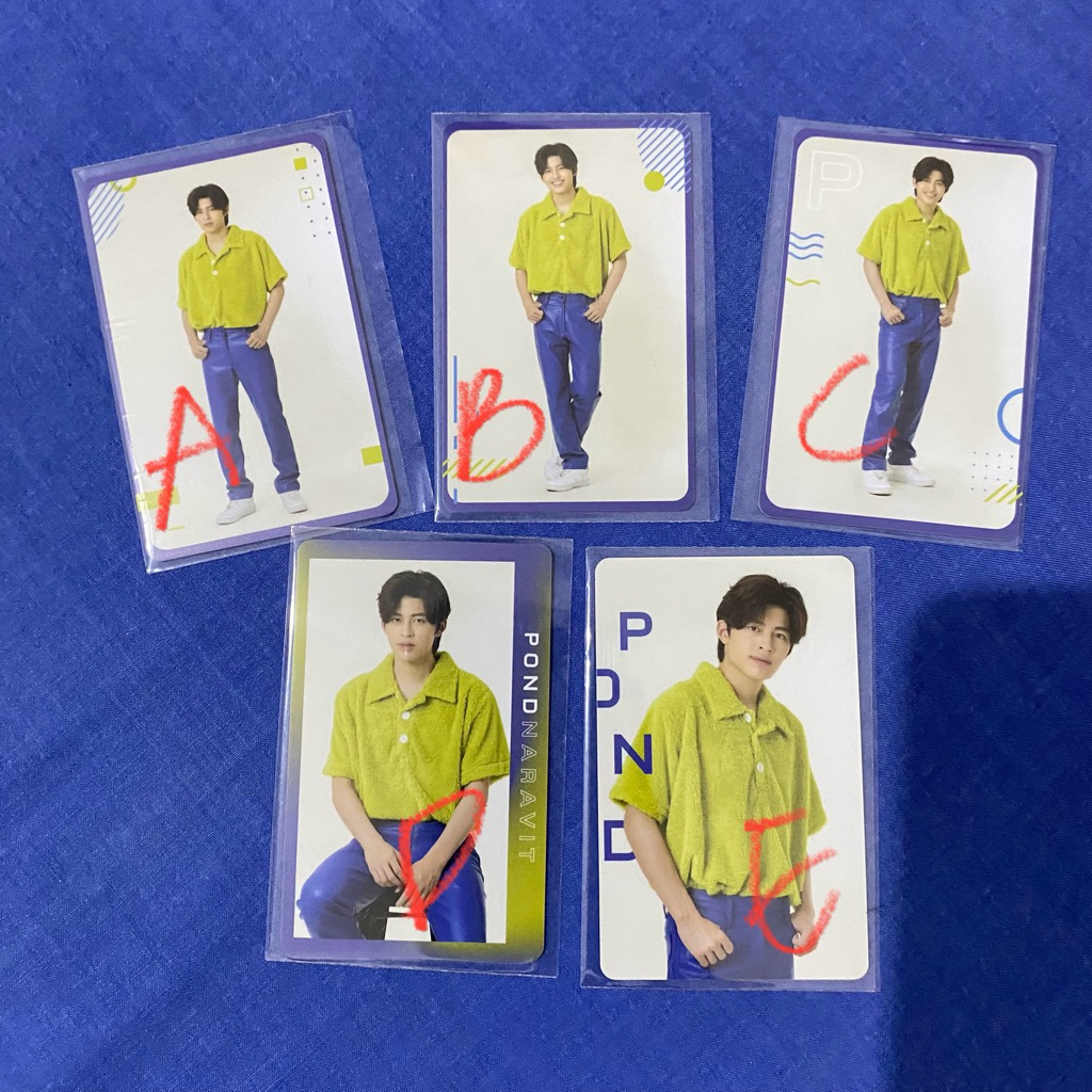 PC PHOTOCARD CC CIRCLECARD POND PONDPHUWIN SUPER COLOR GMMTV GMM TV OFFICIAL