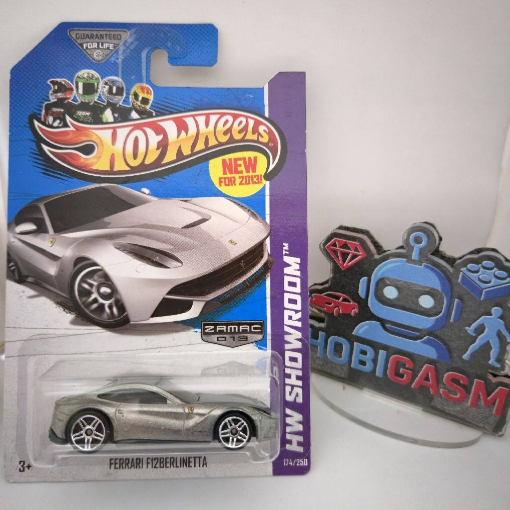 [Rare] Hotwheels Ferrari F12Berlinetta Zamac Edition | HW Showroom | Non Color | VVHTF | Rare Item |
