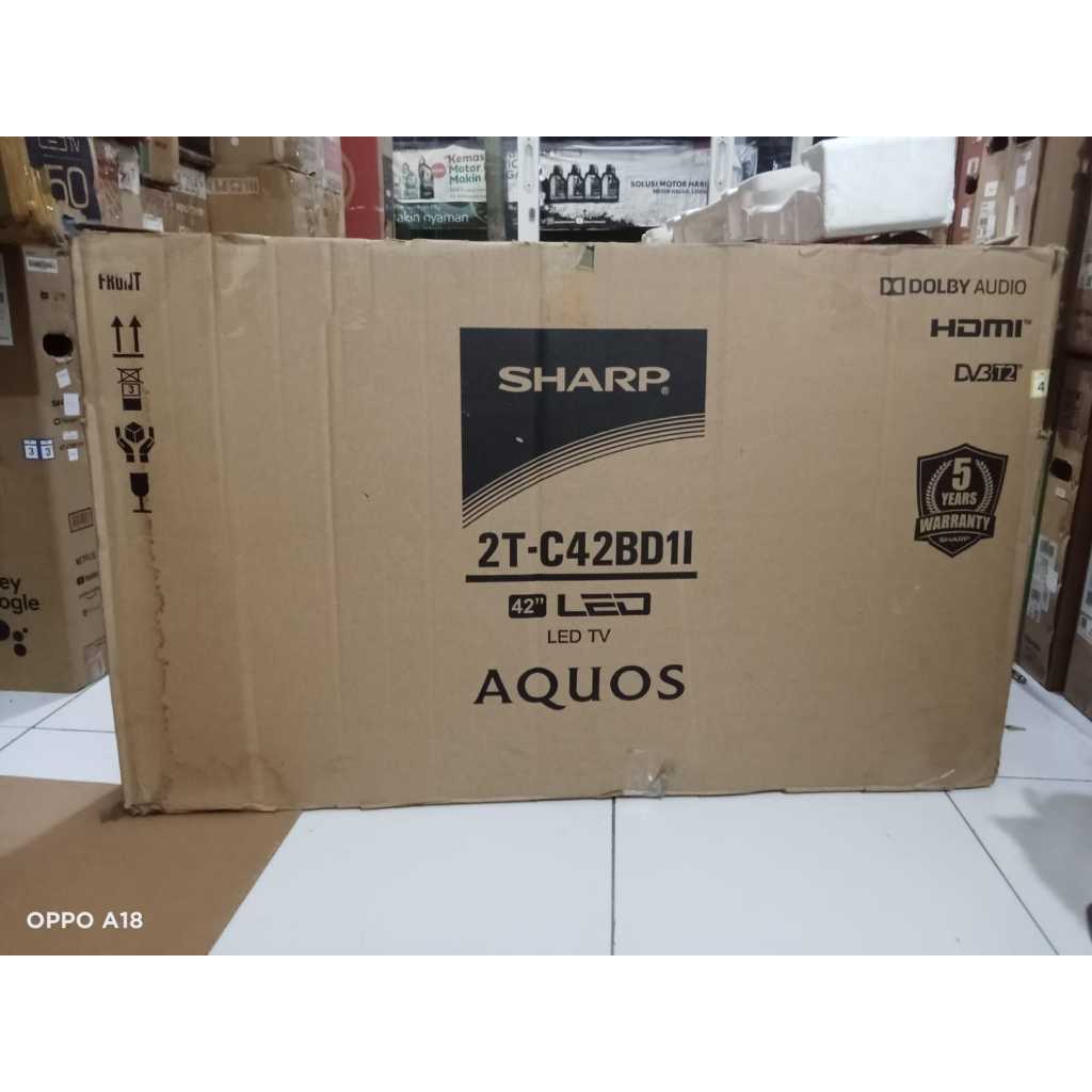 SHARP 42IN DIGITAL TV bekas COCOK UNTUK RENTAL PS SIAP PAKAI NO MINUS