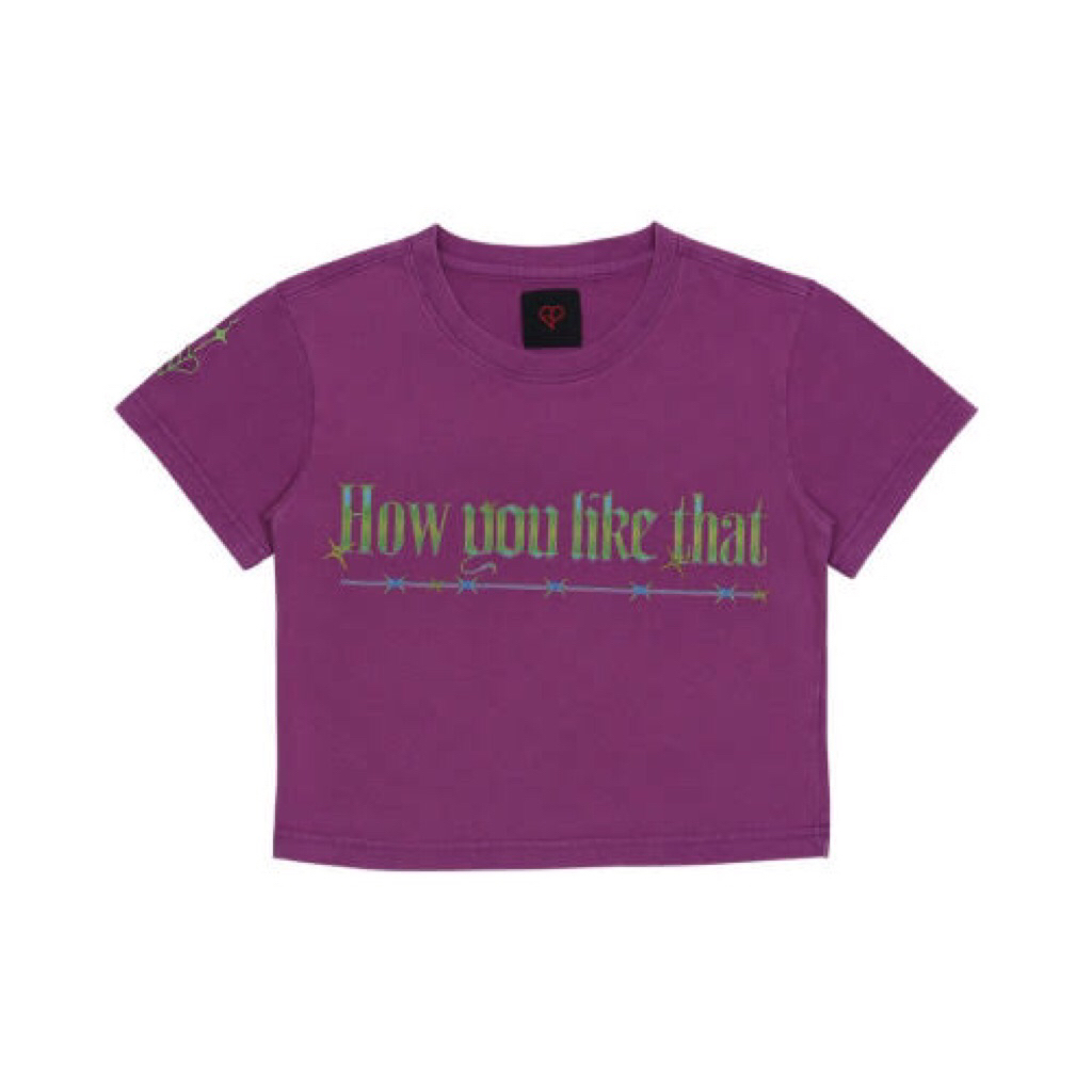 READY STOCK OFFICIAL BLACKPINK HOW YOU LIKE THAT CROPPED TSHIRT PINK