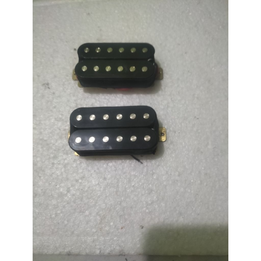 Pickups Humbucker Model Ibanez Original Set (Neck 9.97K / Bridge 10.38K) Kabel 2