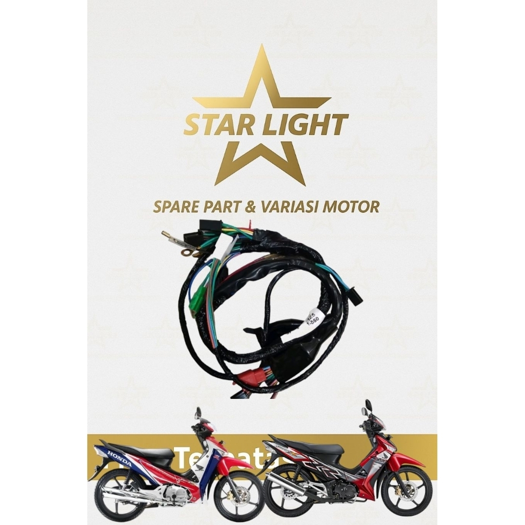 KABEL Body Bodi Supra X 125 Batman Karburator KVL Komplit