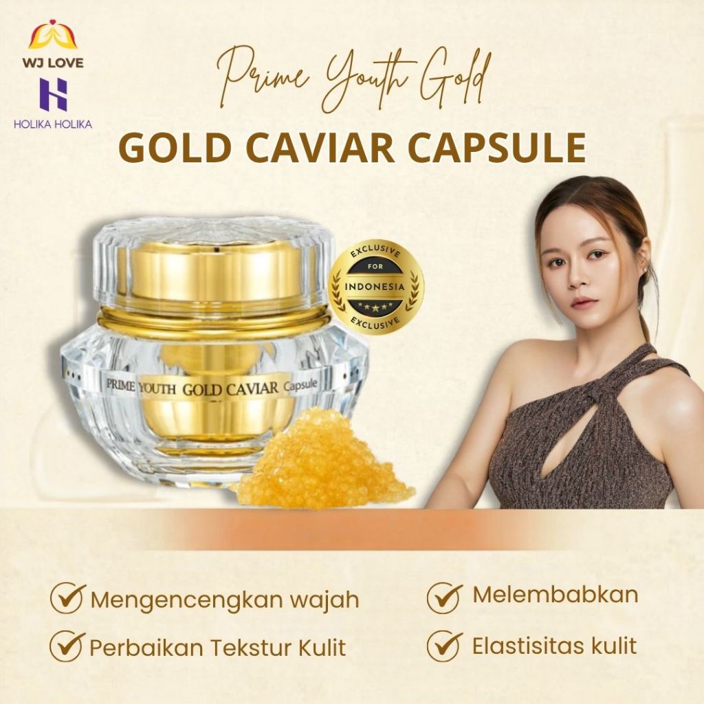 [Holika Holika] Prime Youth Gold Caviar Capsule ( Kaviar Emas )