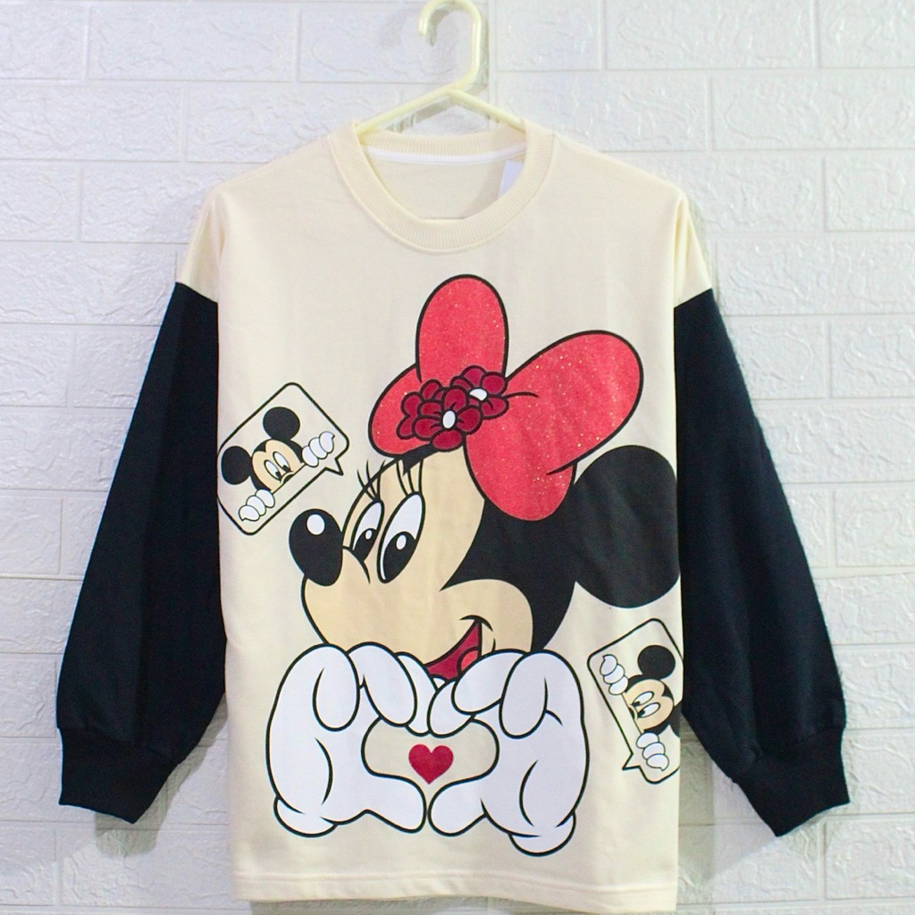 Sweater Crewneck Oversized MINI FLOWER