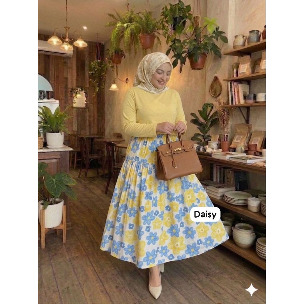 Rok Floral  Super Jumbo•rok floral rayon premium