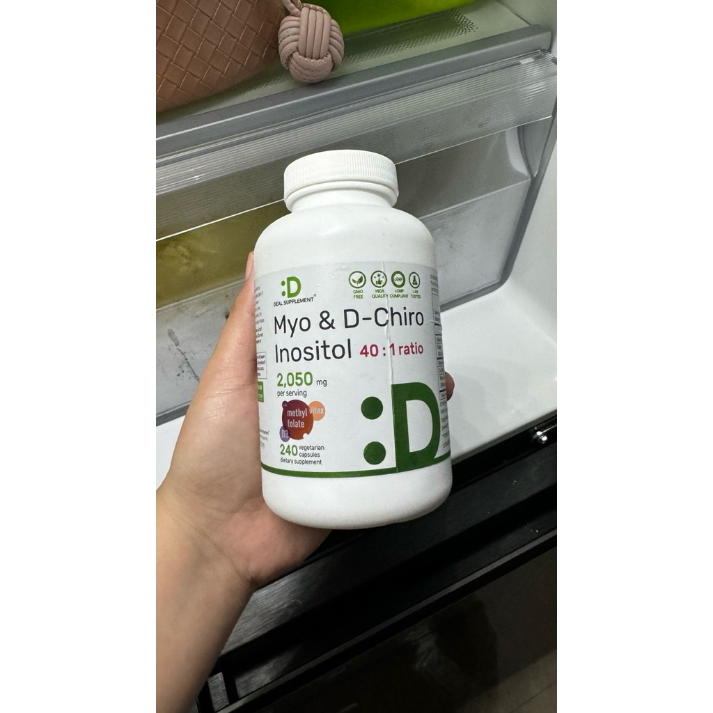 Myo Inositol & D-Chiro Inositol Vitamin Promil PCOS Inflamasi/Peradangan Hyperandrogen