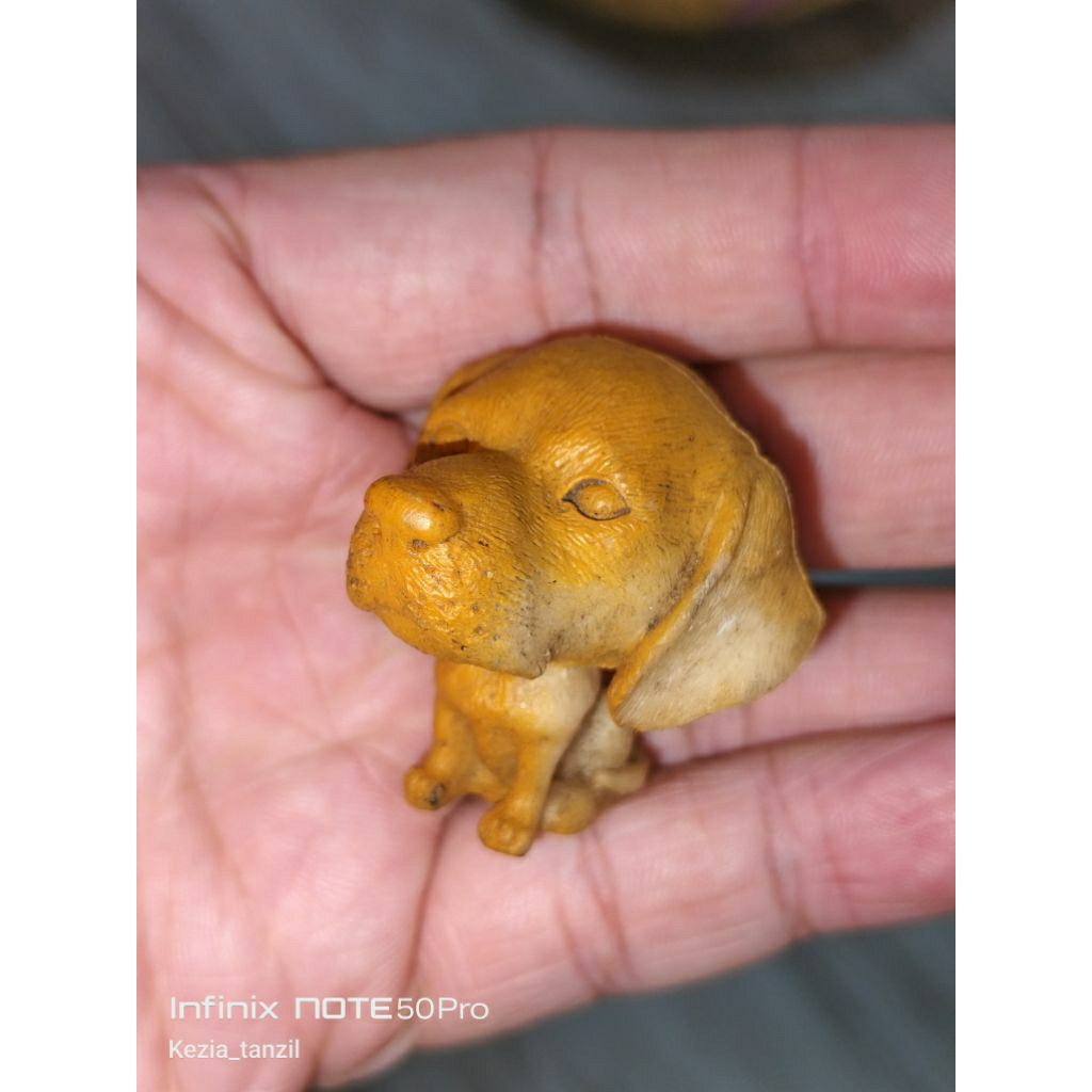 JUALAN MAINAN ACTION FIGURE FIGUR ANJING BULLDOG BULL DOG ANABUL DOGGI DOGGIE DOGI BROWN COKLAT DIOR