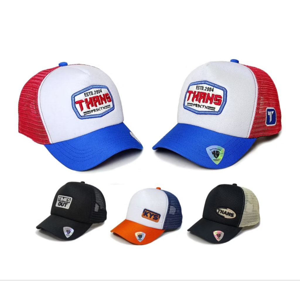 Visor Pendek - Topi Trucker Bordir Lidah Pendek Premium Distro Pria Wanita