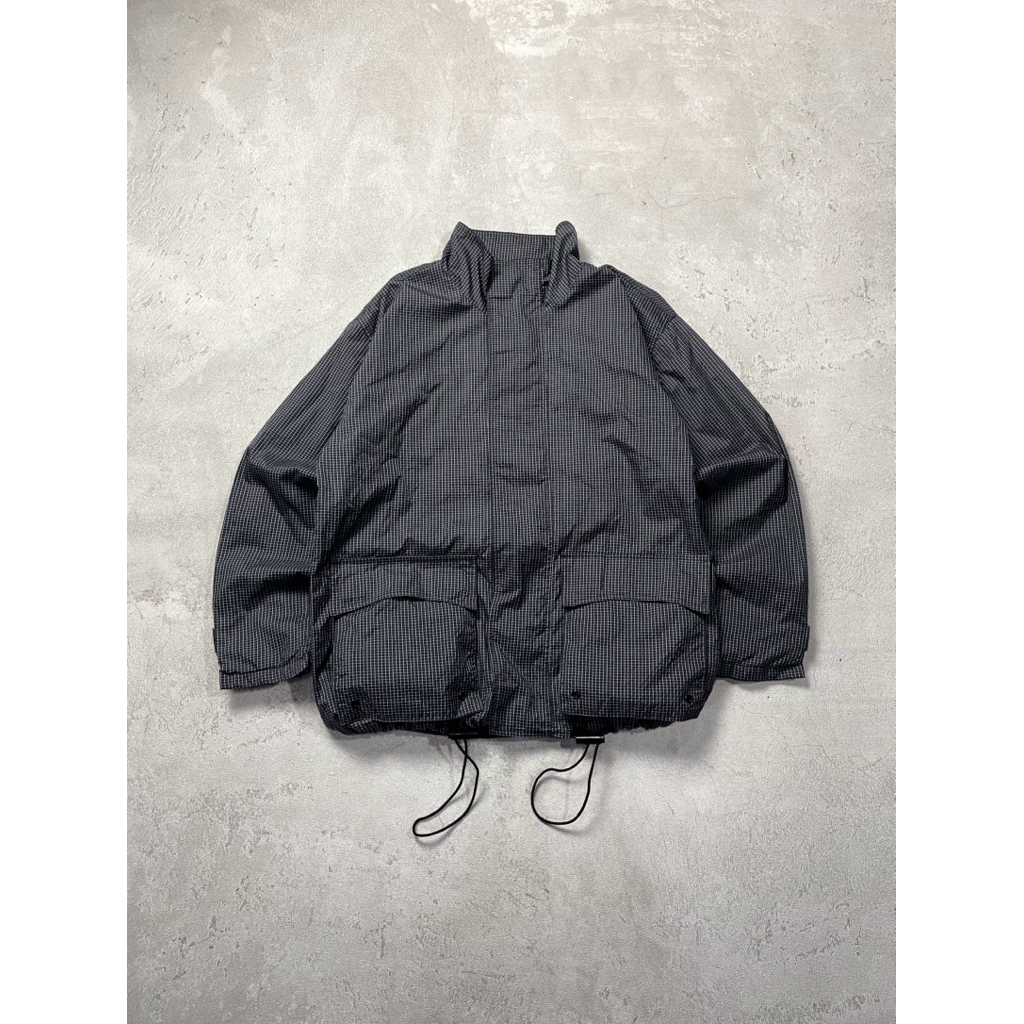PLAID JACKET DOBLEPOCKET