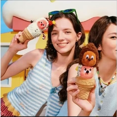 POP MART Twinkle Twinkle MOON GELATO Series - Gelato Plush Pendant Action Figure Kid Toys Birthday G