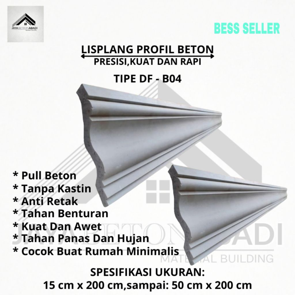 JAYA BETON ABADI,LIS PLANG PROFIL BETON,LIS BETON, LIS PROFIL, Profilan Pull  Beton