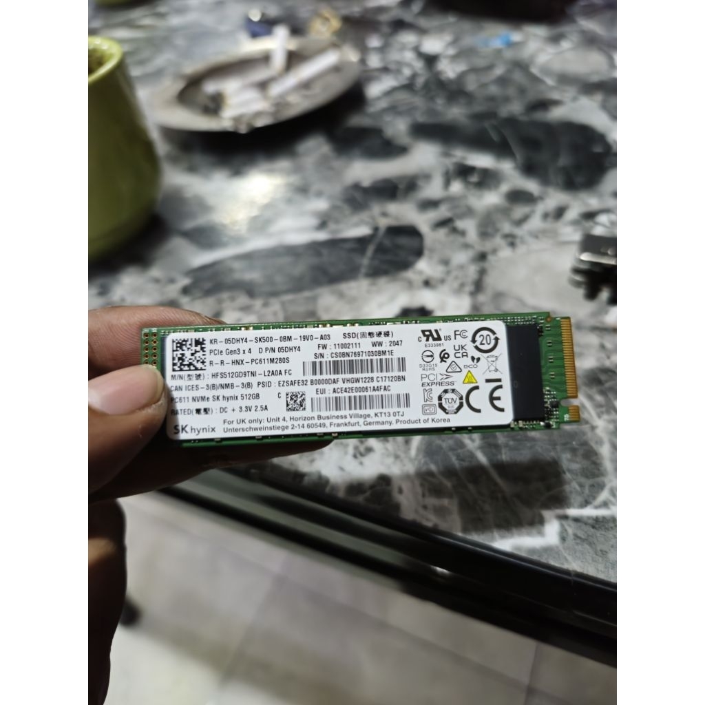 SSD NVME SKHYNIX 512GB SECOND