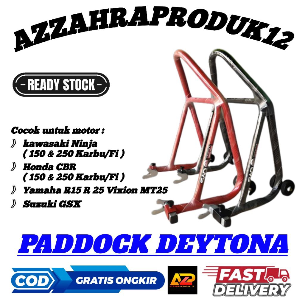 STANDAR PADDOCK MOTOR / PADDOCK MOTOR MODEL DAYTONA / STANDAR PADDOCK MOTOR NINJA, MOTOR CBR150, CBR