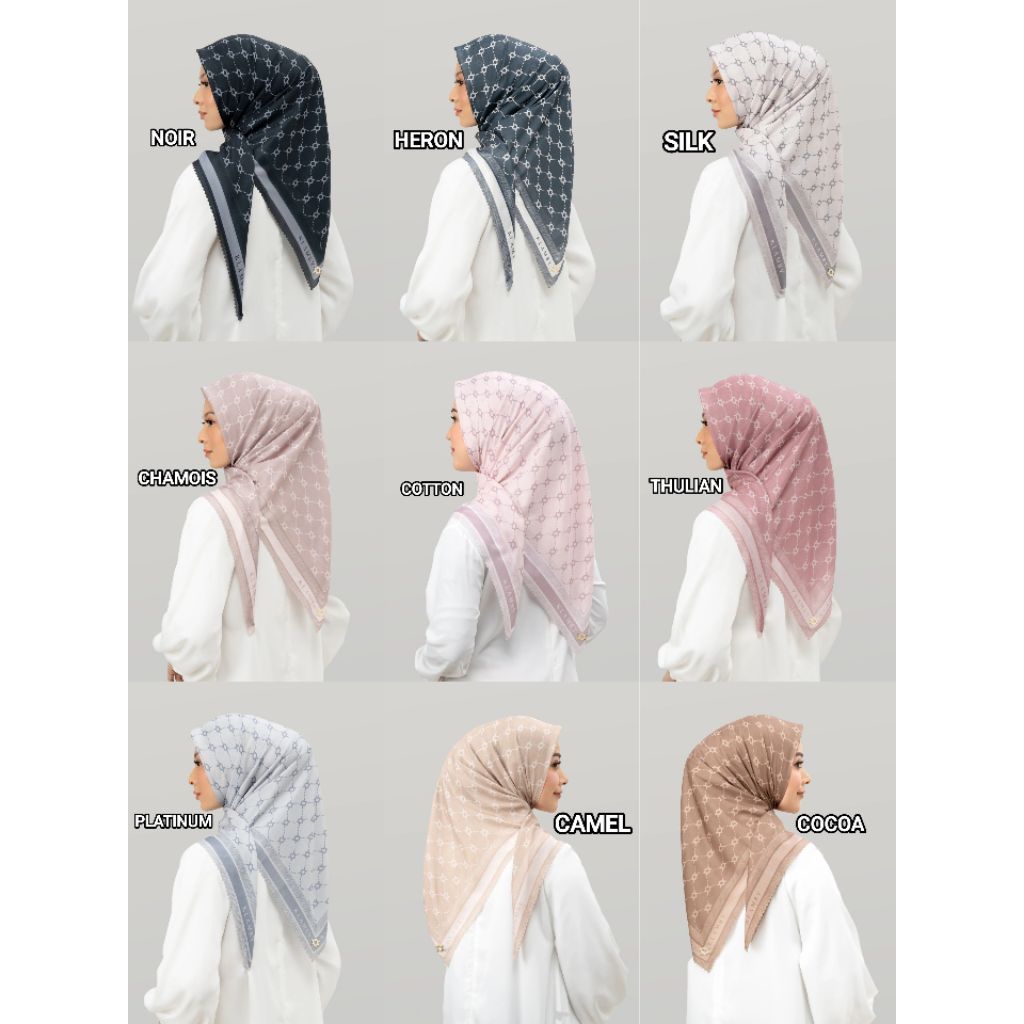 MONOGRAM SCARF KLAMBY - MONOGRAM LONDON SERIES
