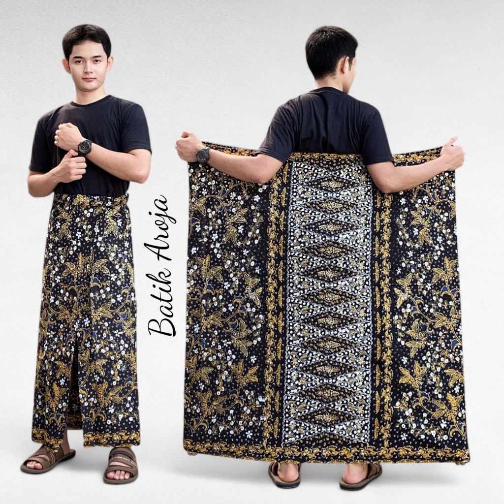 Sarung Batik Printing Pria Motif Laseman / Sarung Batik Pria Lasem