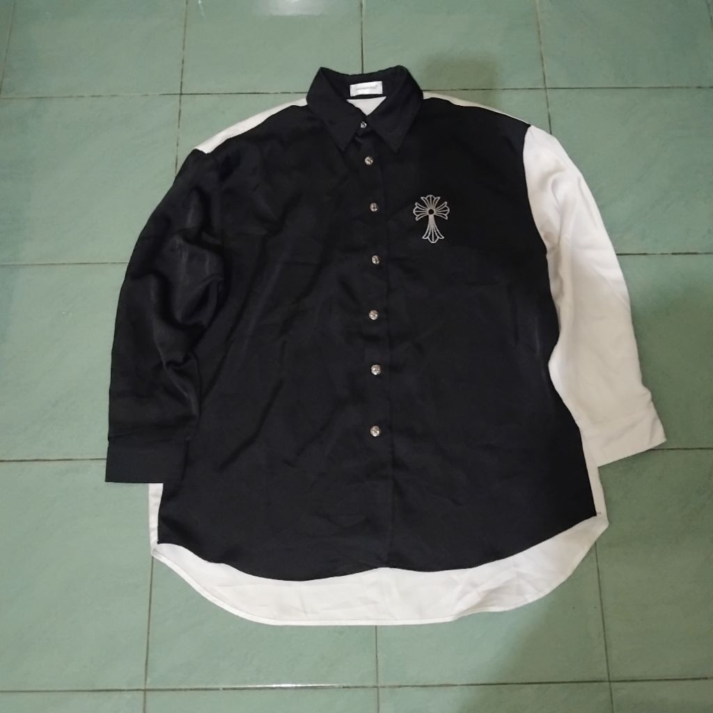 Kemeja chrome hearts x inner kiss