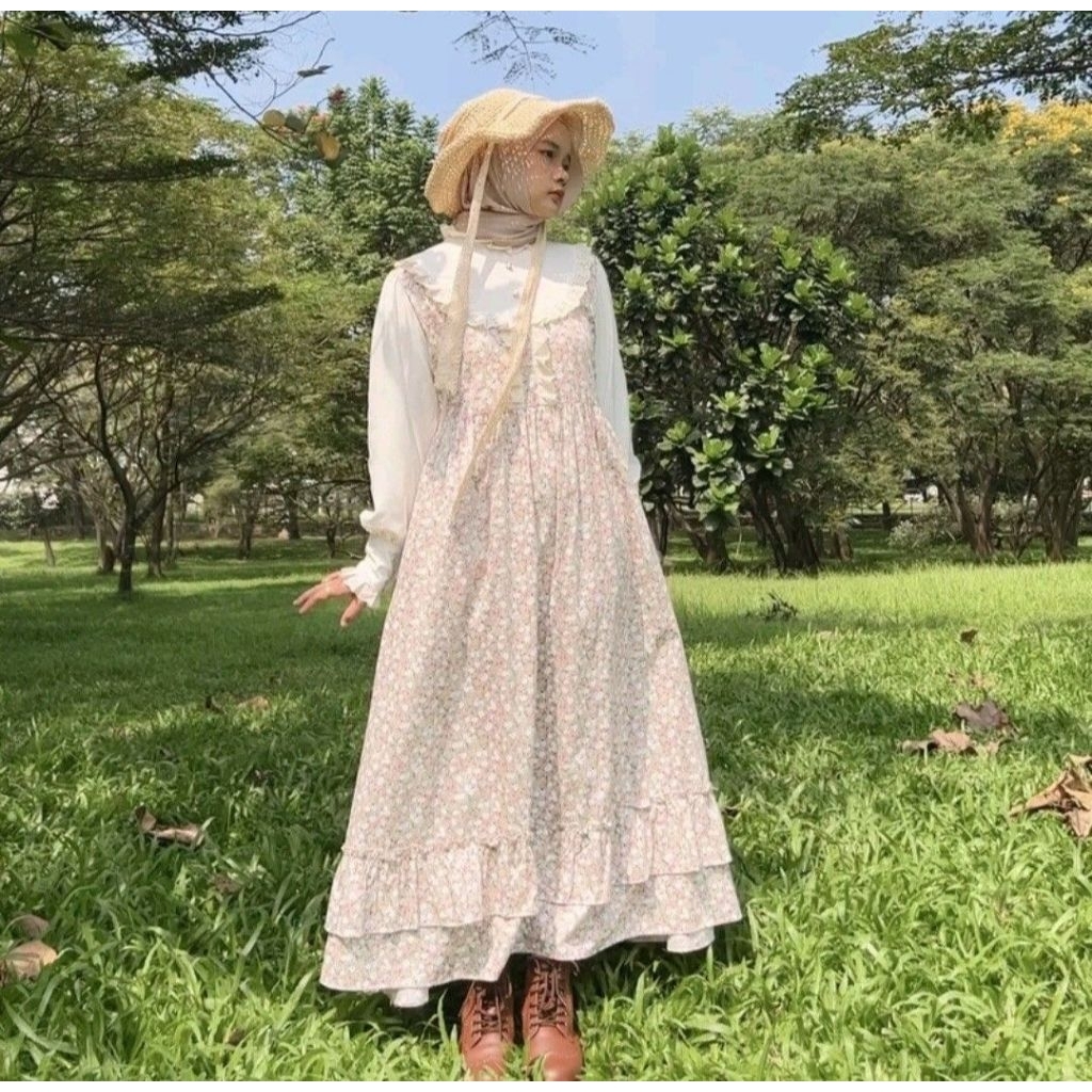 Preloved Elodie Dress Himeka Vintage cottagecore - Vintage dress
