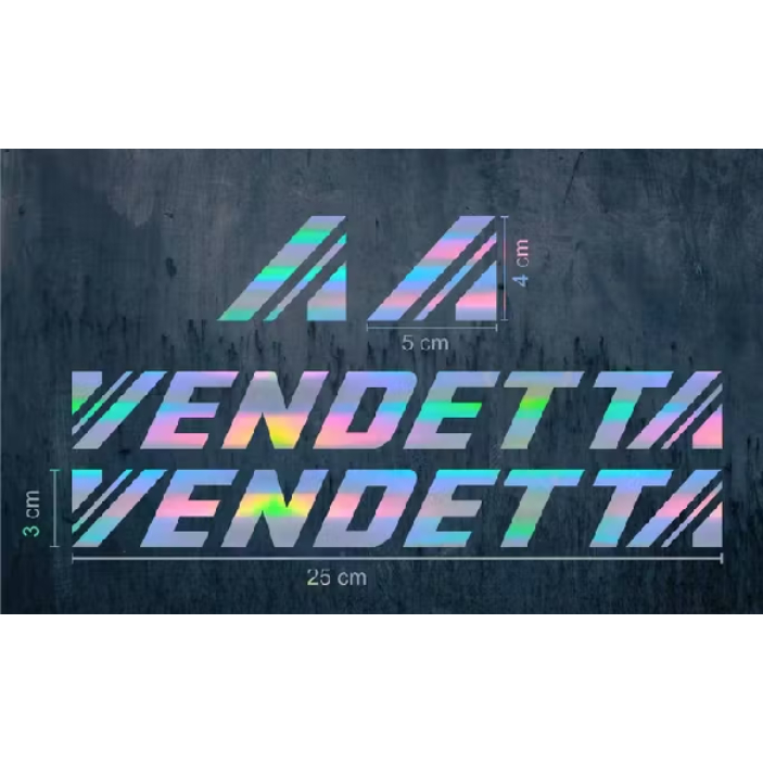 STICKER CUTTING STIKER Sepeda Fixie Vendetta Cutting Sticker Sepeda Fixie FREE CUSTOM