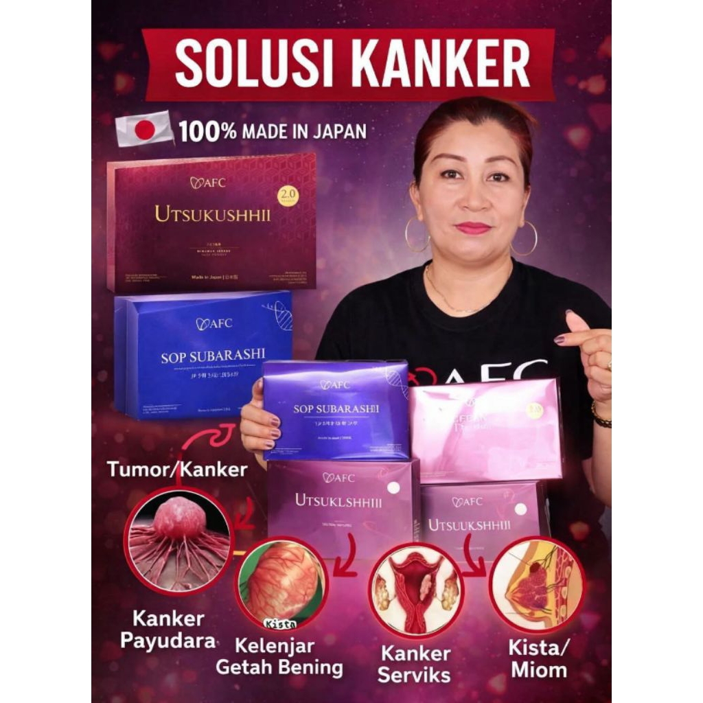 Salmon DNA Kanker Tumor Kista Miom AFC jepang Subarashi utsukushhii