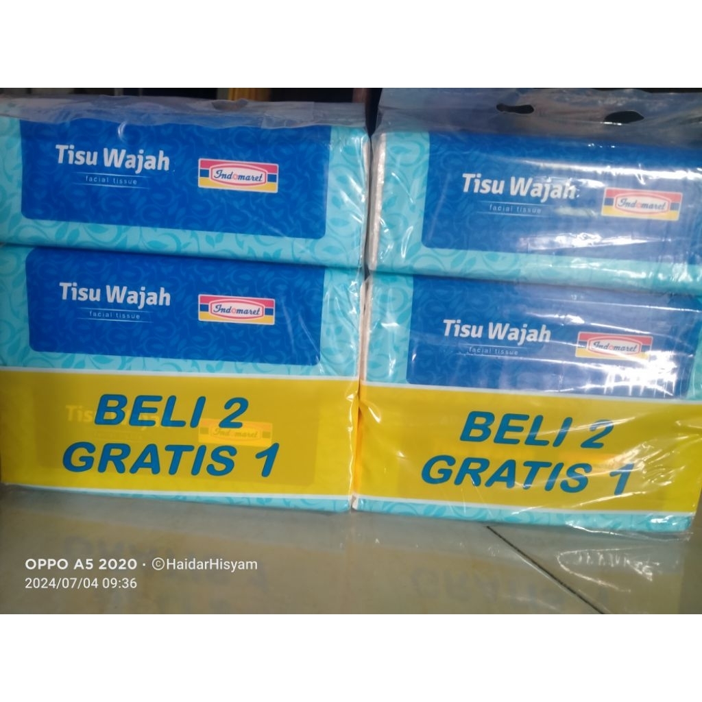 tissue wajah Indomaret bundling 3