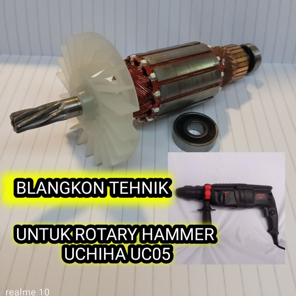Armature angker rotary hammer UCHIHA UC-05 Armature mesin bobok 26mm UCHIHA UC 05 POLOS