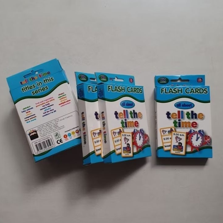 Flash cards - all about Tell the Time
