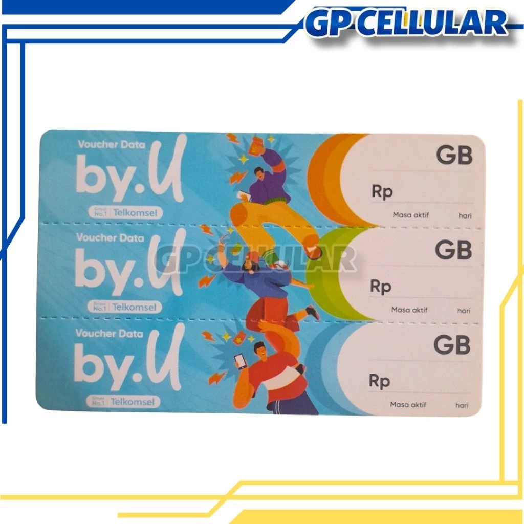 Voucher By.U by telkomsel Kosong inject NASIONAL