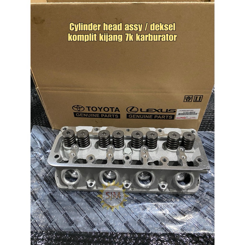 Cylinder Head Assy Kijang 7K karburator  Deksel Komplit Kijang 7K Karburator