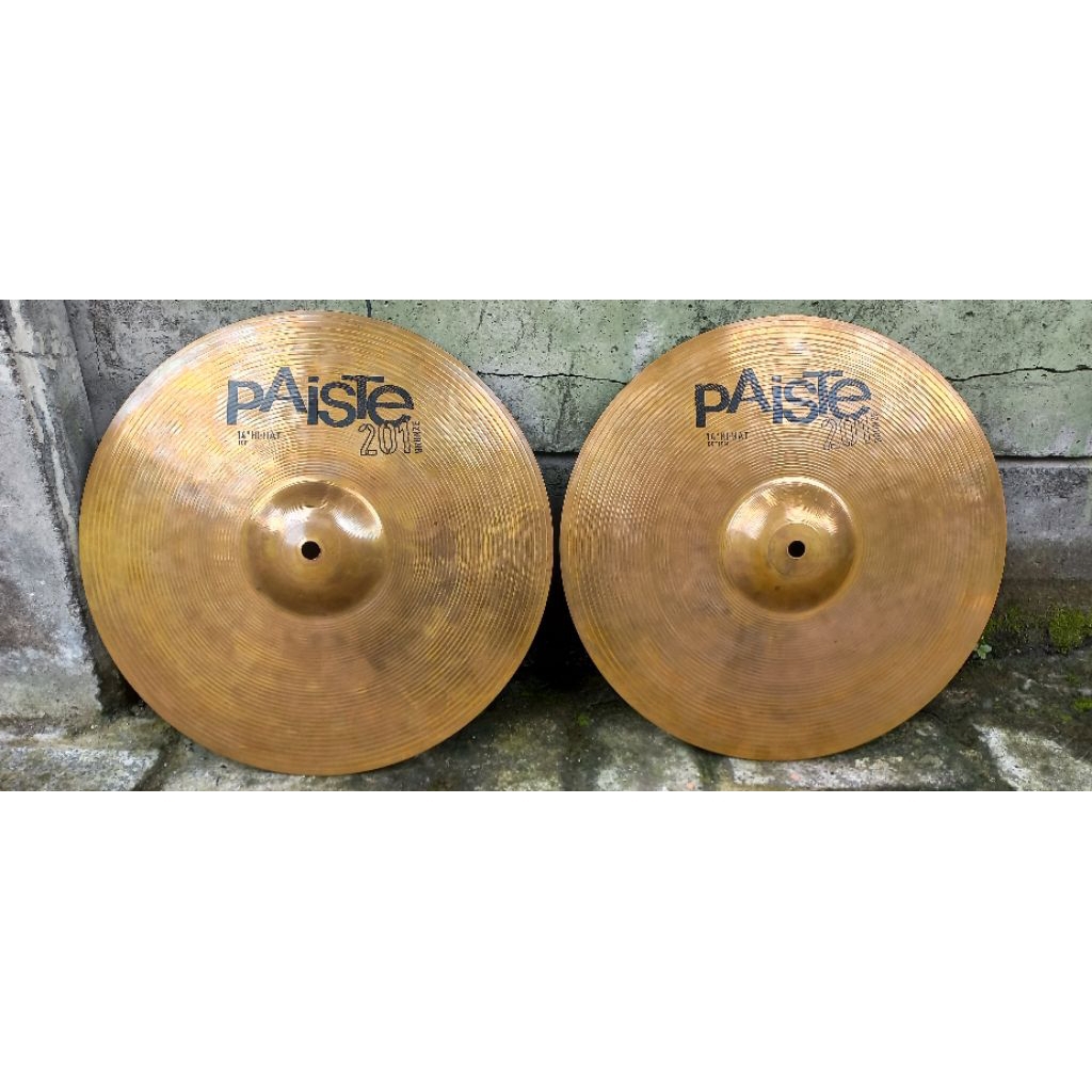 cymbal hihat paiste 201 bronze