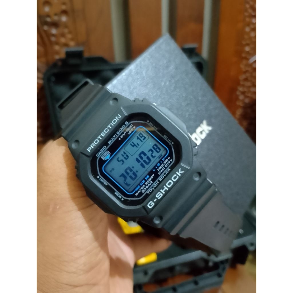Casio G-Shock GW-M5610U Second Original Fullset Shock Resist Water Resistance