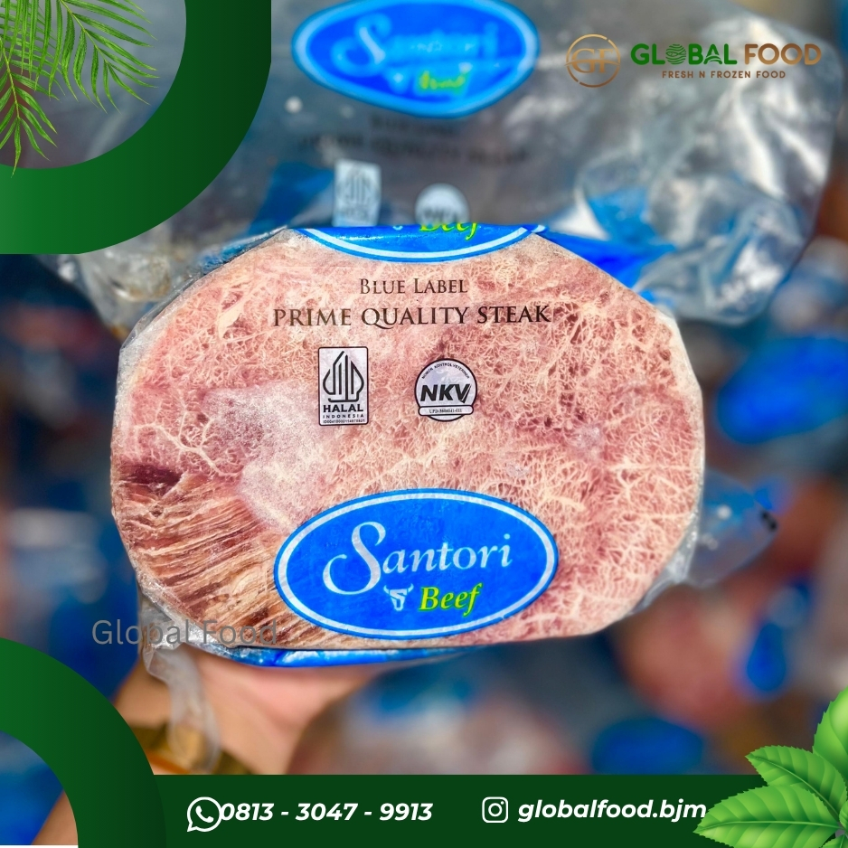 Beef Sirloin Beef Wagyu Santori Sirloin Cut 200gr (isi 5 cut)