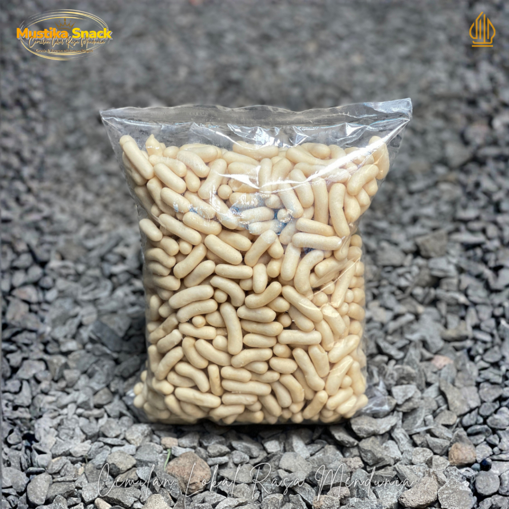 Pilus Kapsul 500gr Original Ikan Tenggiri Renyah Cemilan Asin Gurih Mustikasnack