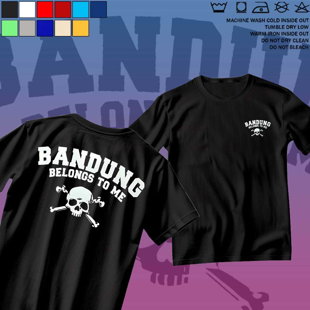Baju Kaos Distro Casual Bandung Belong To Me - Baju Bobotoh Persib Bandung - Baju distro terbaru - N
