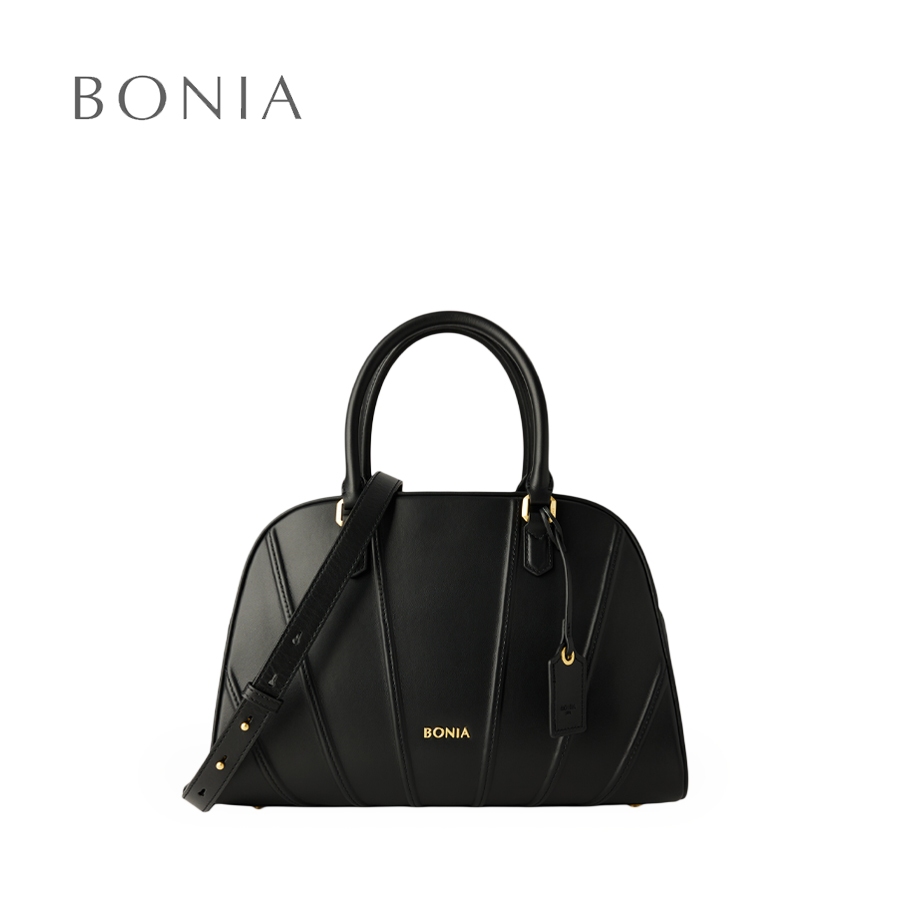 Bonia - Evangeline Satchel Bag Black