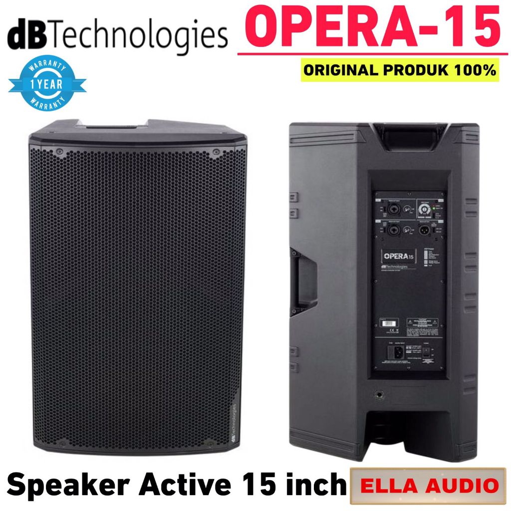 DB Technologies Opera 15 Professional Speaker Aktif 15-inch 2 Way Opera 15