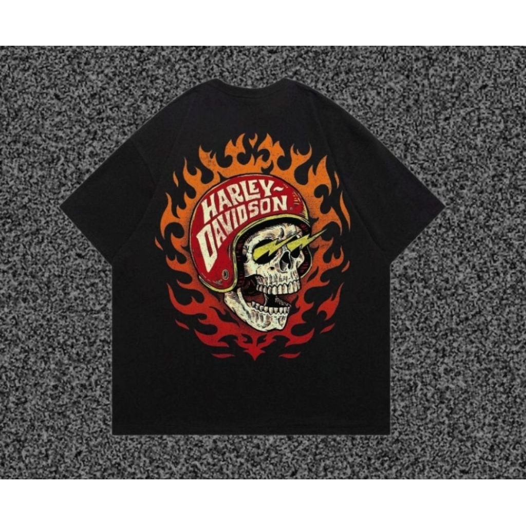 kaos oversize & jumbosize harley fire new