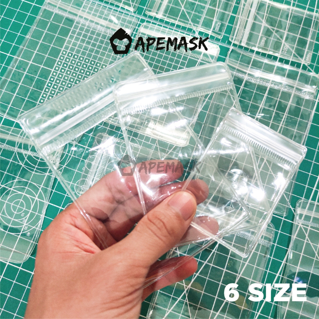 PVC ZIPLOCK - Plastik Klip Tebal Bening Transparan / Tas Perhiasan Plastik Travel / Plastik Souvenir