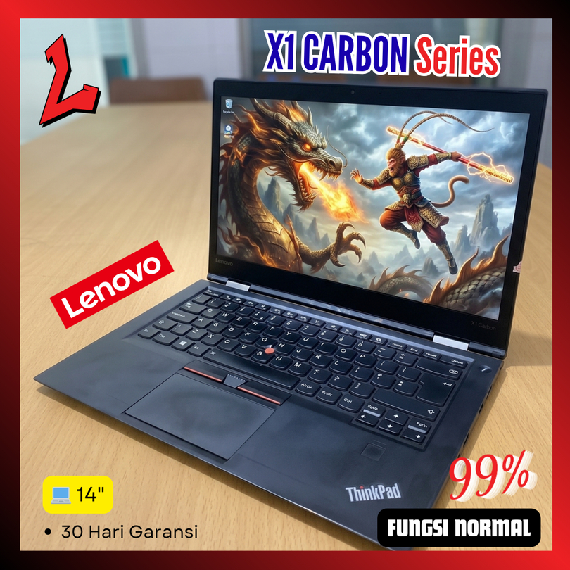 Laptop Lenovo ThinkPad X1 Carbon 8th / 7th / 6th / 5th / 4th / 3rd / 2nd / 1st Intel Core i7 i5 i3 G