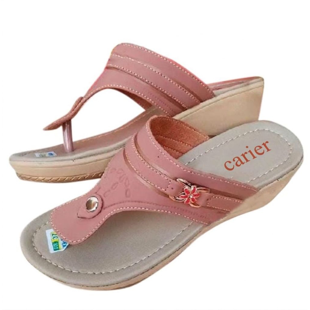 sandal jepit cewek sandal kondangan ibu ibu kekinian anti licin