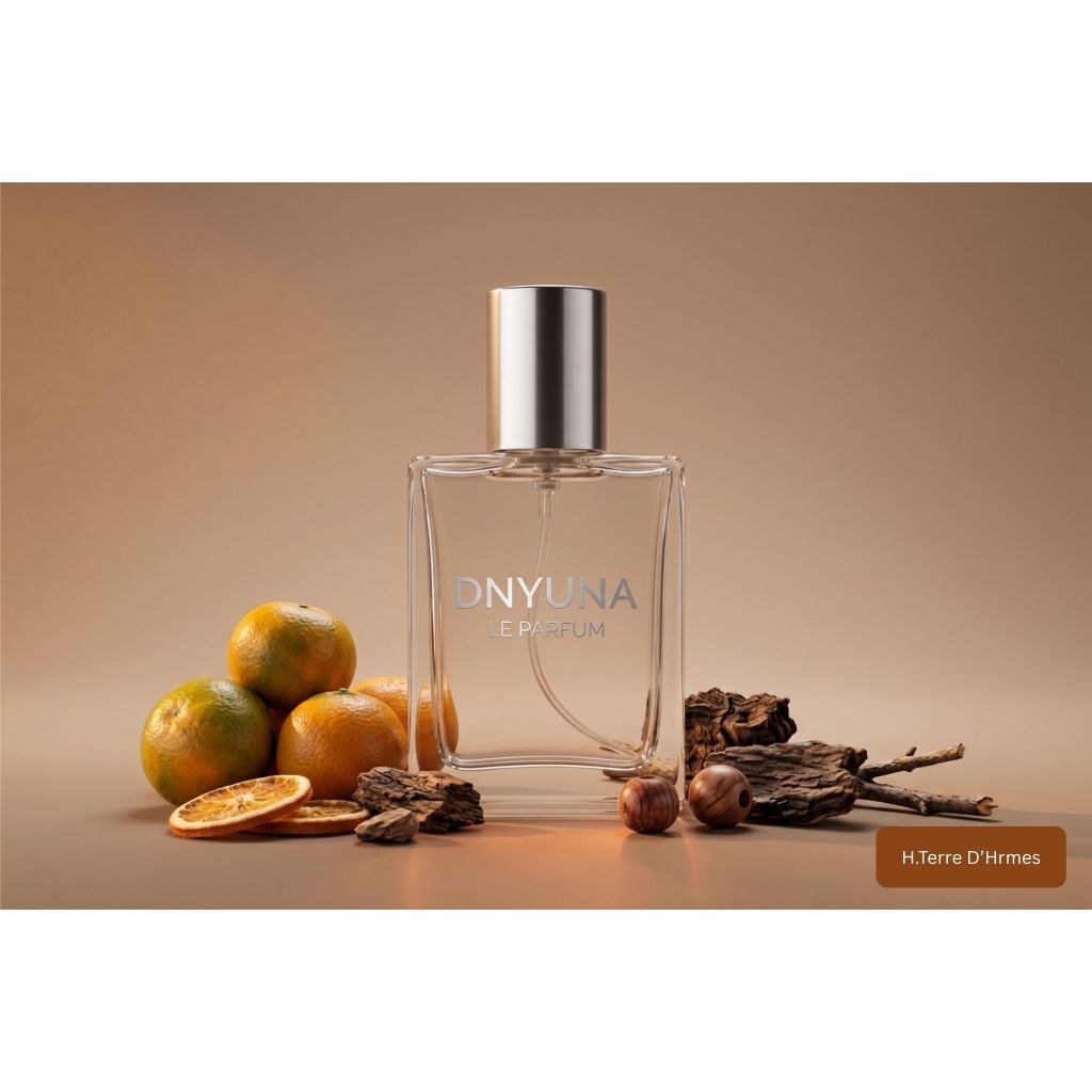 Dnyuna Le Parfum H.Terre D'Hrmes Parfum Refill Pria Tahan Lama Wangi Citrus Woody Earhty Dry Spicy E