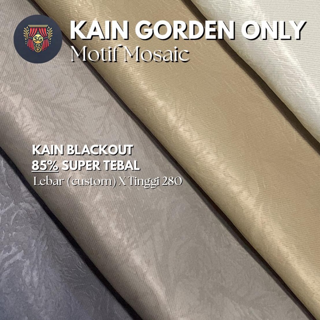 KAIN GORDEN BLACKOUT DOFF MOSAIC METERAN CUSTOM ( KAIN BLACKOUT MOSAIC 85% - 95% ) KAIN GORDEN METER