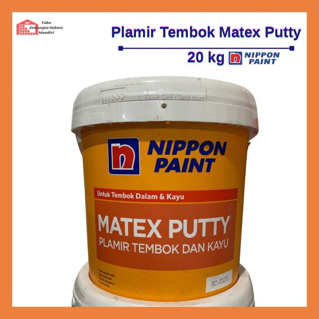 PLAMIR TEMBOK MATEX PUTTY NIPPON PAINT [20 KG]