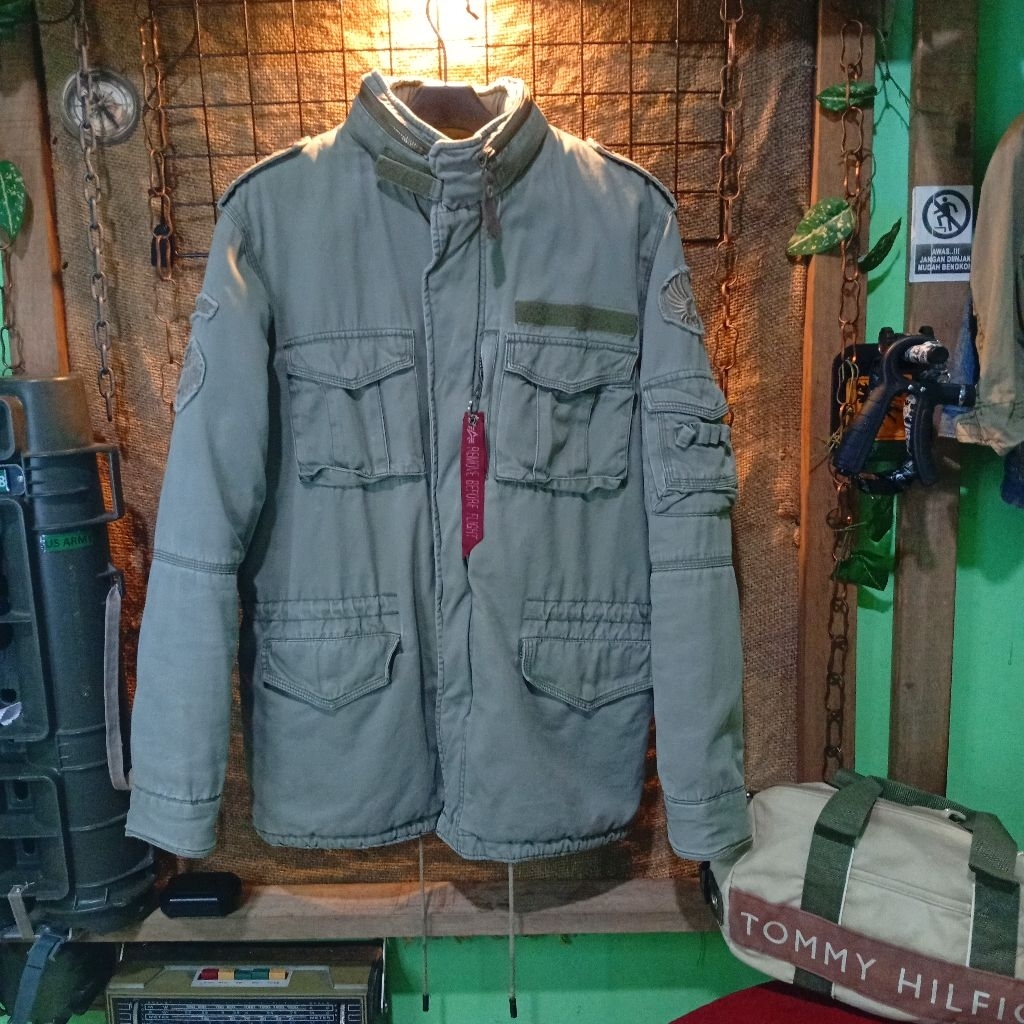 vintage field jacket M65 Alpha industries