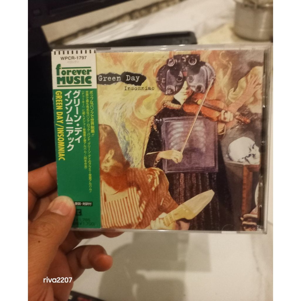 cd greenday - insomniac - cd green day