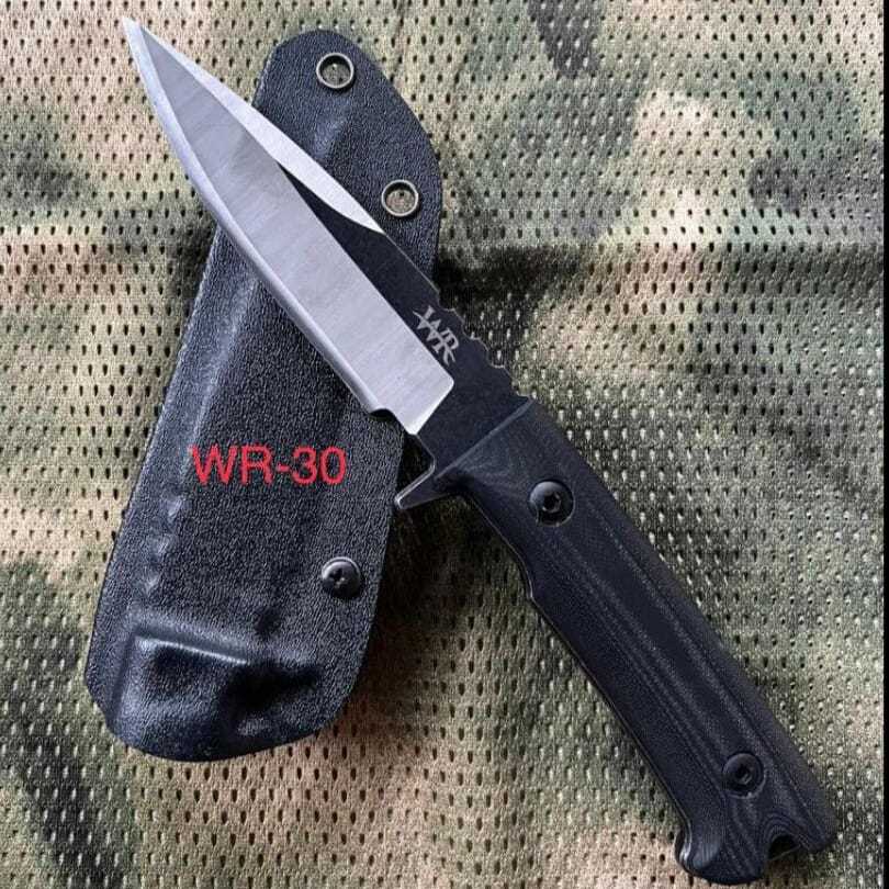 Pisau WR 30 - WR Kydex / Pisau Tactical / Pisau Outdoor + holster dan Teklok