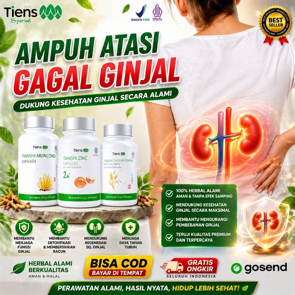 PAKET TIENS HERBAL CUCI DARAH GAGAL GINJAL